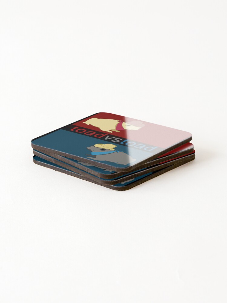 Thumbnail 4 of 5, Coasters (Set of 4), Toad vs Toad designed and sold by RancherToads.
