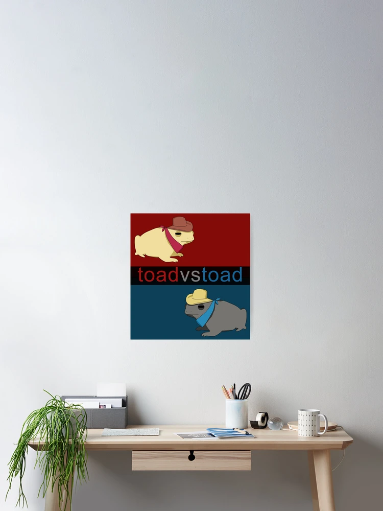 Thumbnail 2 of 3, Poster, Toad vs Toad designed and sold by RancherToads.