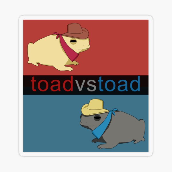 Item preview, Toad vs Toad designed and sold by RancherToads.