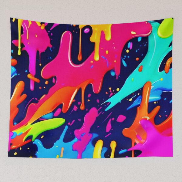 Item preview, Dripping Color Chaos designed and sold by Health And Fitness Posts e-Store.