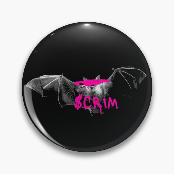 Item preview, Scrim Urban Bat Graffiti Pink Street Art Design designed and sold by Mystikos Art.