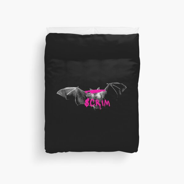 Item preview, Scrim Urban Bat Graffiti Pink Street Art Design designed and sold by Mystikos Art.