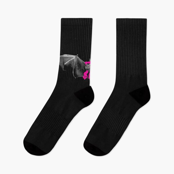 Item preview, Scrim Urban Bat Graffiti Pink Street Art Design designed and sold by Mystikos Art.