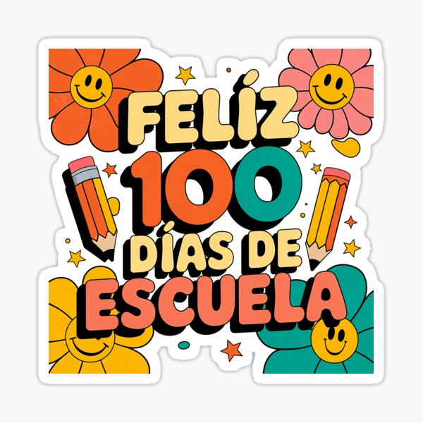 Item preview, Prendas coloridas para celebrar los 100 días de clases designed and sold by Meme-shirt.