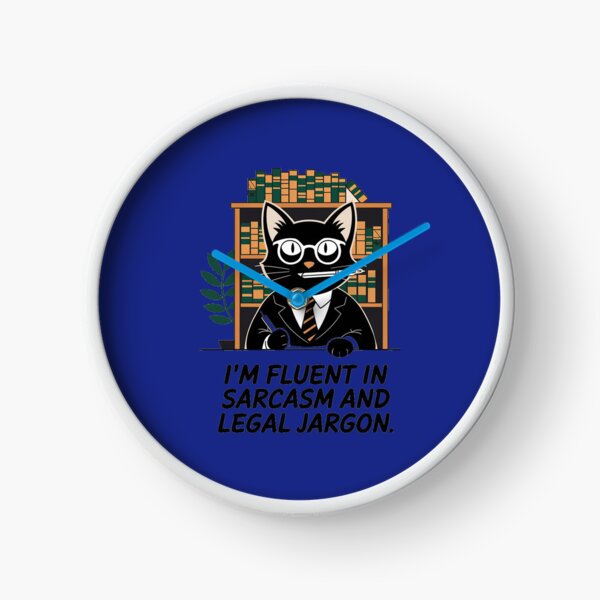 Item preview, I am fluent in sarcasm and legal jargon, black cat paralegal designed and sold by RAZ1995.