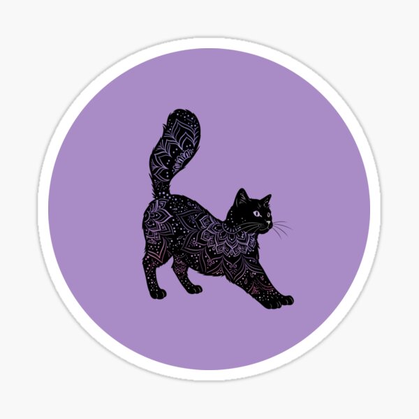 Item preview, Superstitious Black Cat designed and sold by Erika V..