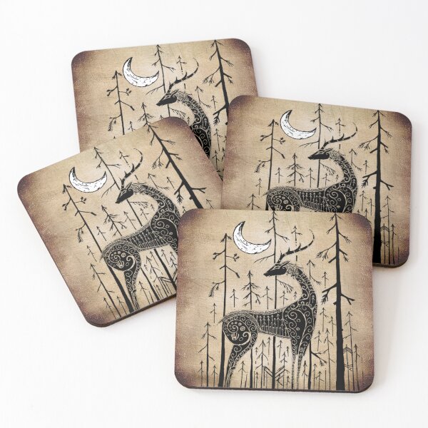 Item preview, Deer in the forest designed and sold by aftakarok.