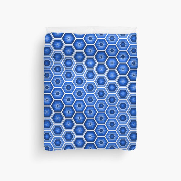 Item preview, Blue Hexagons designed and sold by Lindsey Popejoy.