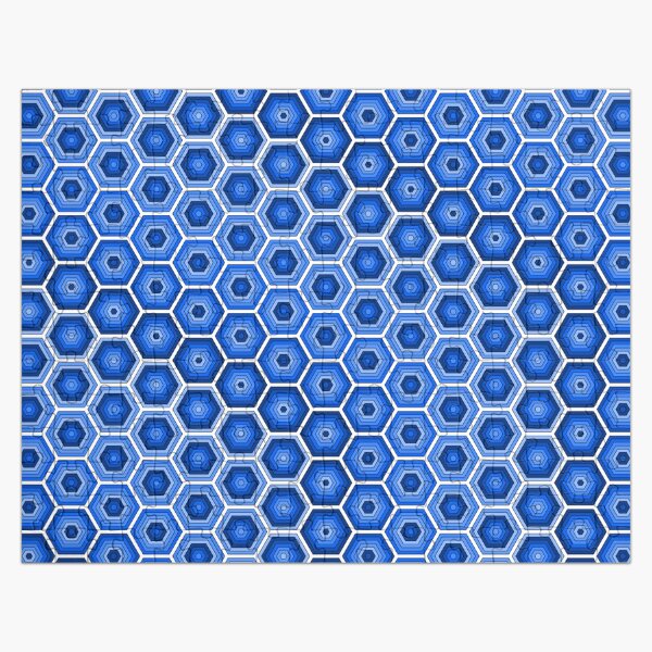 Item preview, Blue Hexagons designed and sold by Lindsey Popejoy.