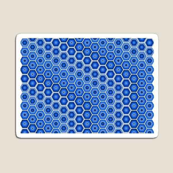 Item preview, Blue Hexagons designed and sold by Lindsey Popejoy.