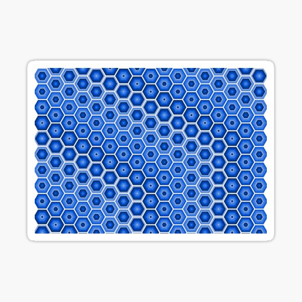 Item preview, Blue Hexagons designed and sold by Lindsey Popejoy.