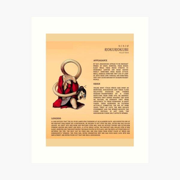 Item preview, Rokurokubi designed and sold by PatronesKawai.