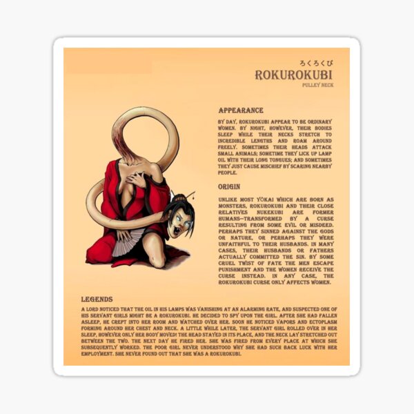 Item preview, Rokurokubi designed and sold by PatronesKawai.