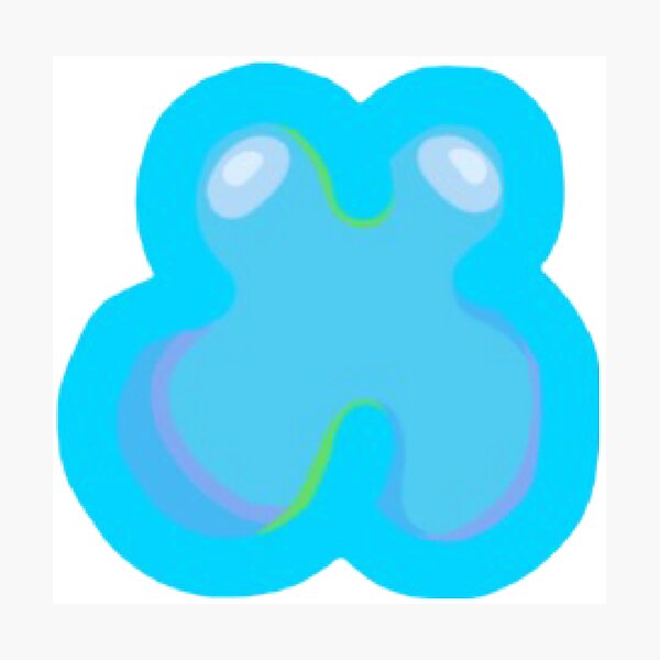 Item preview, Bubble letter X designed and sold by Artistkhg.