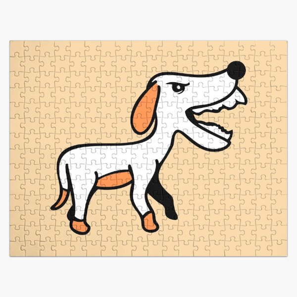 Item preview, Dog Angry Biting Dangerous Aggressive Attack Comic Cartoon designed and sold by shirt-o-mat.