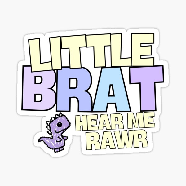 Item preview, Little Brat Dinosaur designed and sold by ToxxicApple.