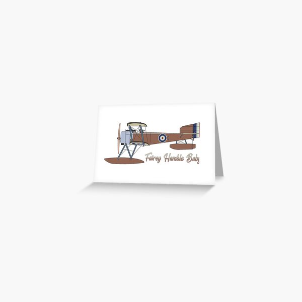 Item preview, Fairey Hamble Baby British WW1 Floatplane Graphic Memorabilia designed and sold by MilitaryMart.