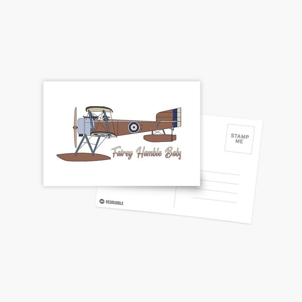 Item preview, Fairey Hamble Baby British WW1 Floatplane Graphic Memorabilia designed and sold by MilitaryMart.