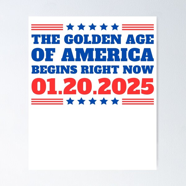 Item preview, The Golden Age of America Begins Right Now designed and sold by fusedtees.