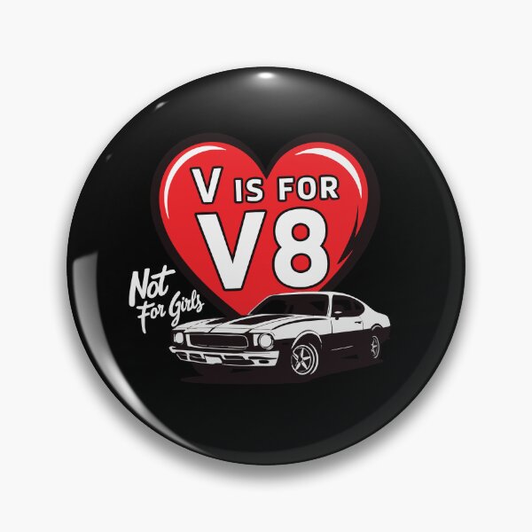Item preview, V is for V8 designed and sold by MonkiFlipp.