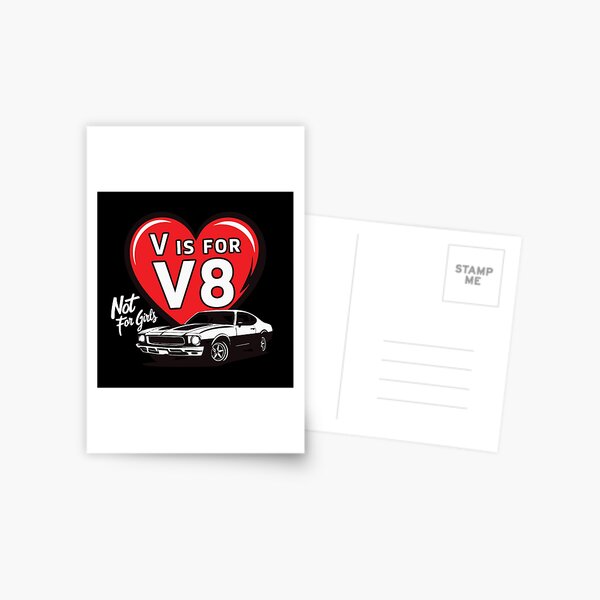 Item preview, V is for V8 designed and sold by MonkiFlipp.