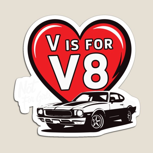 Item preview, V is for V8 designed and sold by MonkiFlipp.