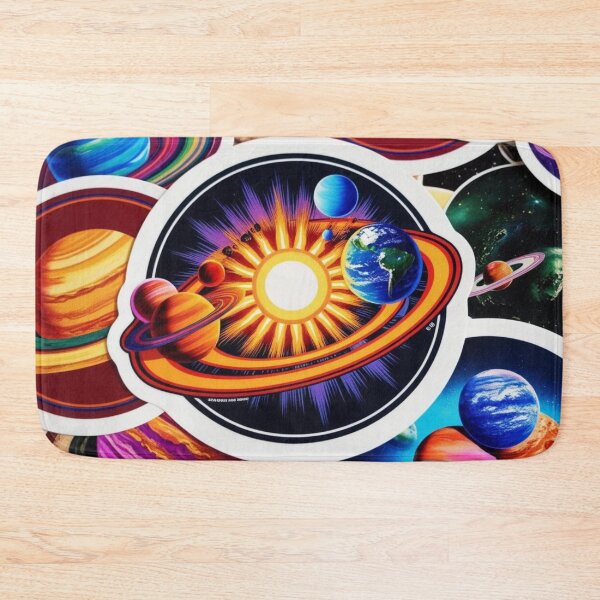 Item preview, Space Life 1 - Abstract Solar System  - Sun, Stars, Planets  designed and sold by AlinaSCorner.