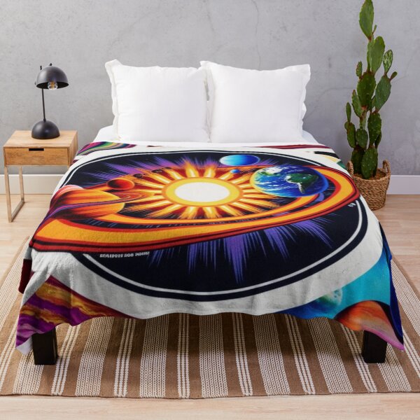 Item preview, Space Life 1 - Abstract Solar System - Sun, Stars, Planets designed and sold by AlinaSCorner.