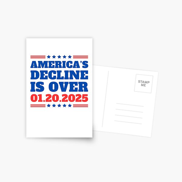 Item preview, America's Decline Is Over designed and sold by fusedtees.