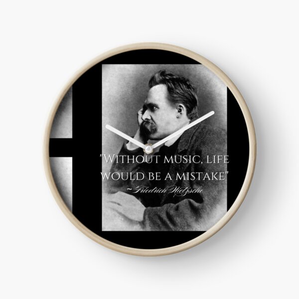 Item preview, Life Would Be A Mistake Without Music Nietzsche Philosopher Quote Design designed and sold by EarthArtDesigns.