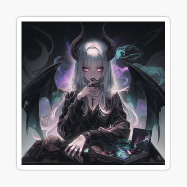 Item preview, Dark Anime Witch designed and sold by CursedbyLilith.