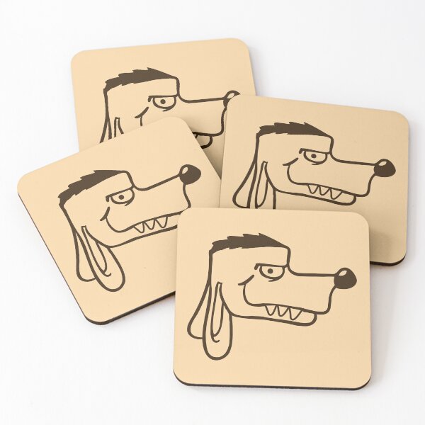 Item preview, Dog Face Bad Guy Dangerous Teeth Monster Comic Cartoon designed and sold by shirt-o-mat.