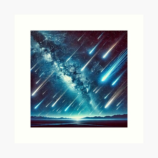 Item preview, The Dance of Shooting Stars designed and sold by GlassPenny.