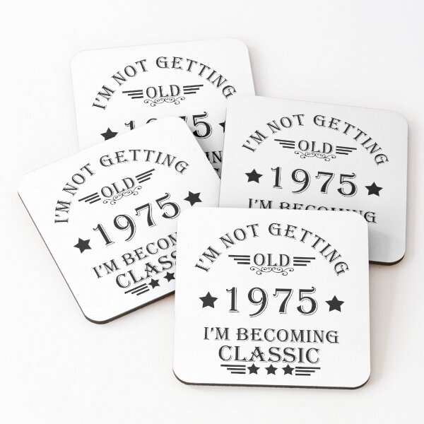 Item preview, Born in 1975 vintage classic 50th birthday gift designed and sold by Alexaltay.