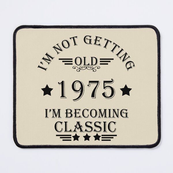Item preview, Born in 1975 vintage classic 50th birthday gift designed and sold by Alexaltay.
