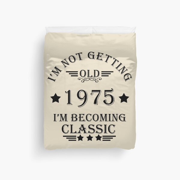 Item preview, Born in 1975 vintage classic 50th birthday gift designed and sold by Alexaltay.