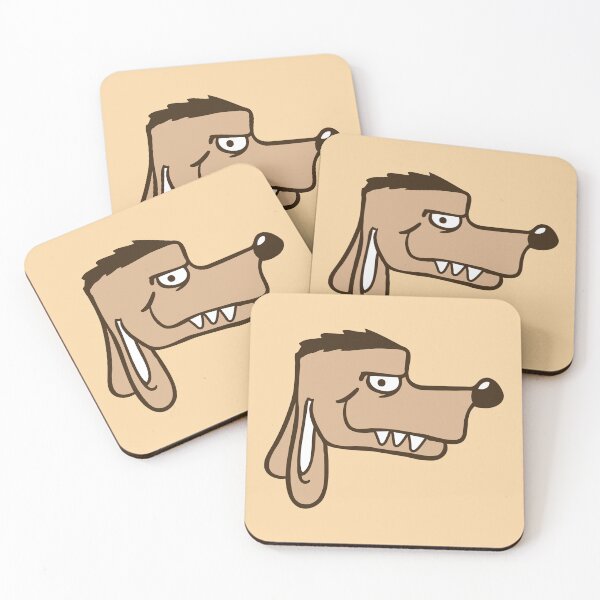 Item preview, Dog Face Bad Guy Dangerous Teeth Monster Comic Cartoon designed and sold by shirt-o-mat.