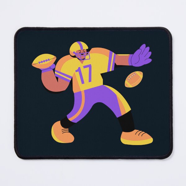 Item preview, American Football cartoon  designed and sold by Catchy-Couture.
