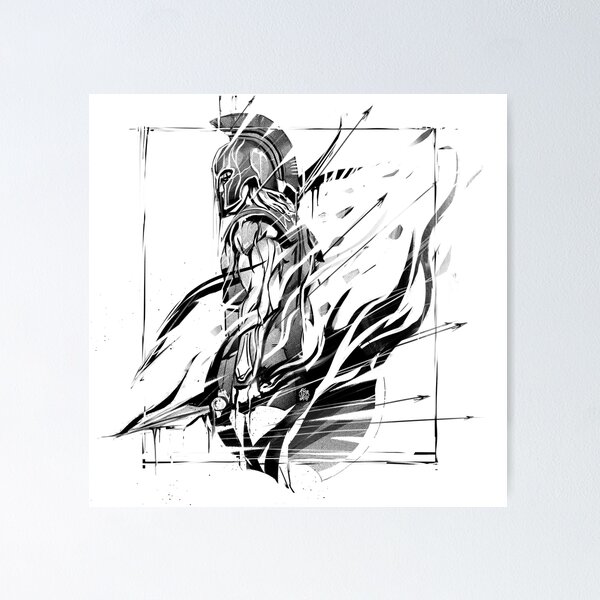 Item preview, Achilles designed and sold by FreeflowArt.