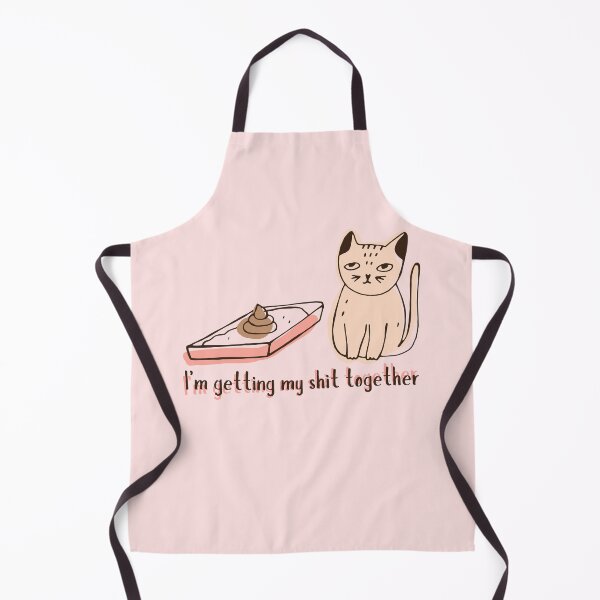 Item preview, I’m getting my shit together litter box cat pun designed and sold by KWZCreates.
