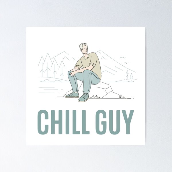 Item preview, Chill Guy - The Master of Laid-back Vibes designed and sold by thenewking.
