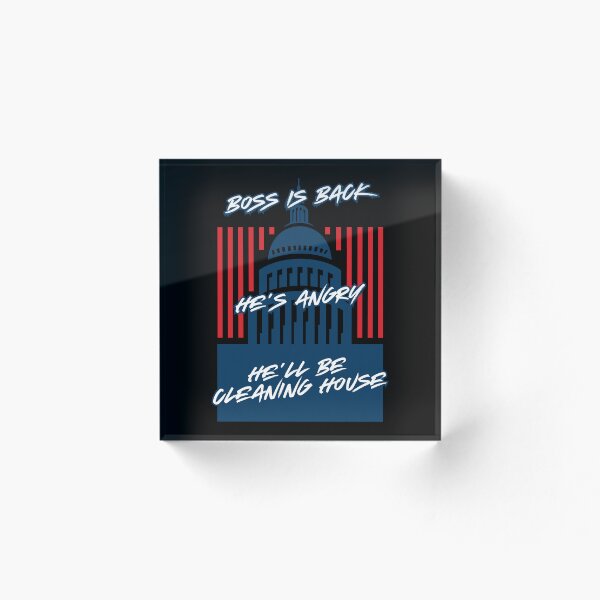 Item preview, Boss is back in the White House designed and sold by FluxDesigner.