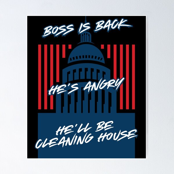 Item preview, Boss is back in the White House designed and sold by FluxDesigner.