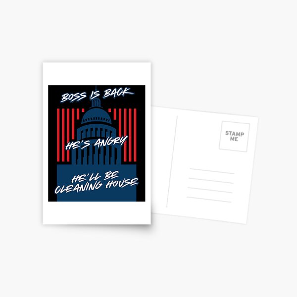 Item preview, Boss is back in the White House designed and sold by FluxDesigner.