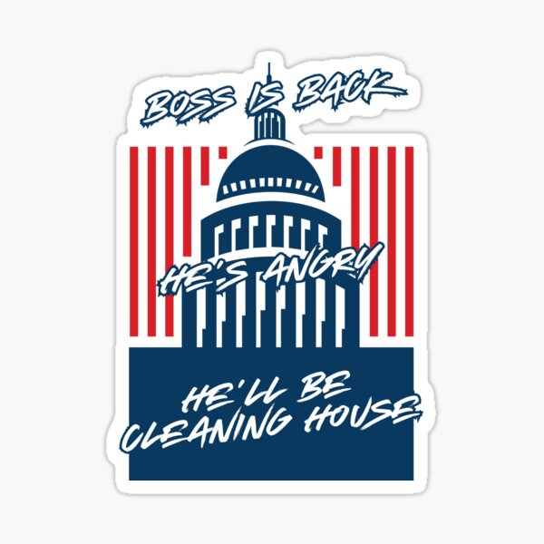 Item preview, Boss is back in the White House designed and sold by FluxDesigner.