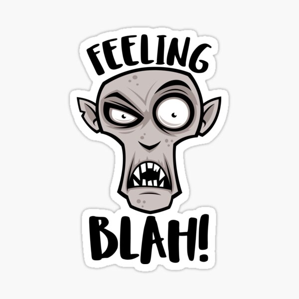 Item preview, Feeling Blah Nosferatu Vampire designed and sold by fizzgig.