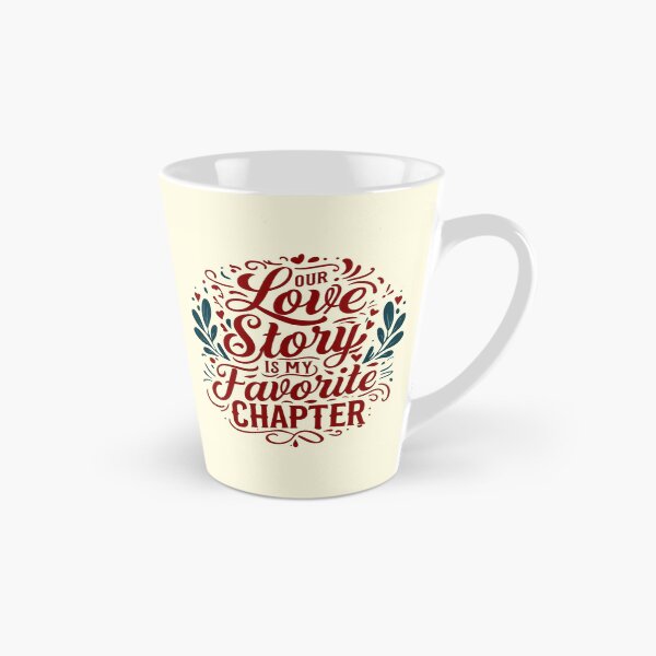 Item preview, Our Love Story is My Favorite Chapter – Romantic Typography Design designed and sold by andrew758.