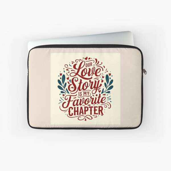 Item preview, Our Love Story is My Favorite Chapter – Romantic Typography Design designed and sold by andrew758.