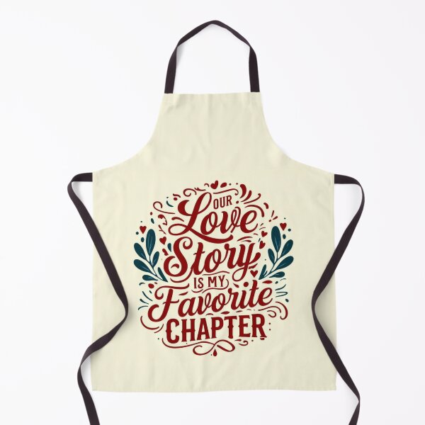 Item preview, Our Love Story is My Favorite Chapter – Romantic Typography Design designed and sold by andrew758.