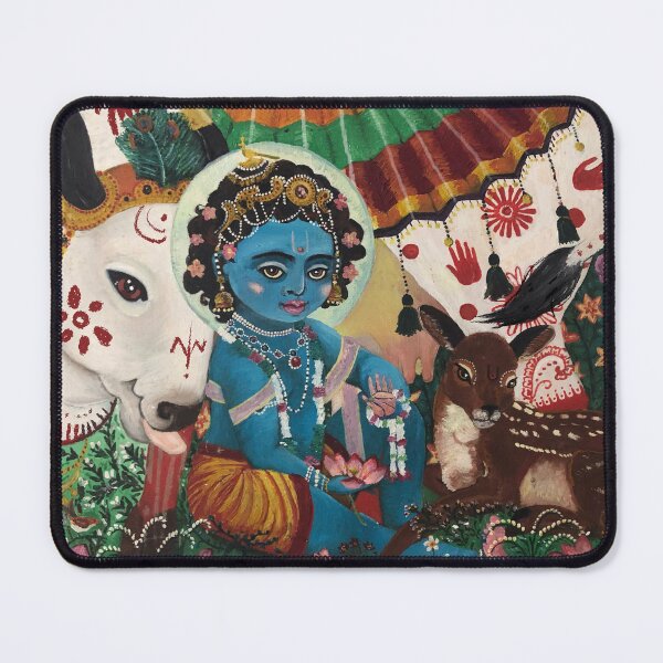 Item preview, Krishna With Cow and Deer designed and sold by Rose House.